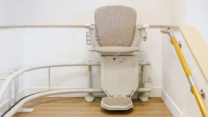 stairlift install in 2 storey flat in harlow, colchester uk