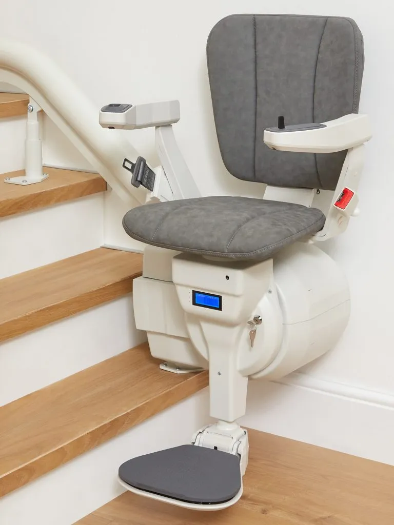 Curved Stairlift Detail View