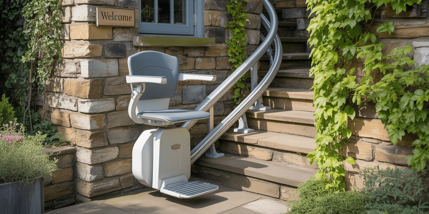 Outdoor Stairlift Installation