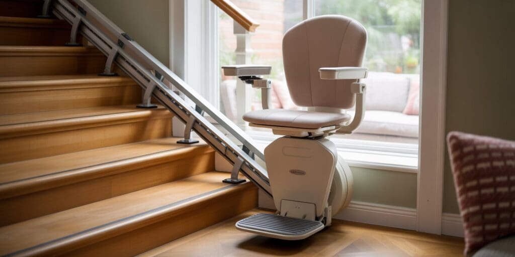 straight stairlift installation in tiptree